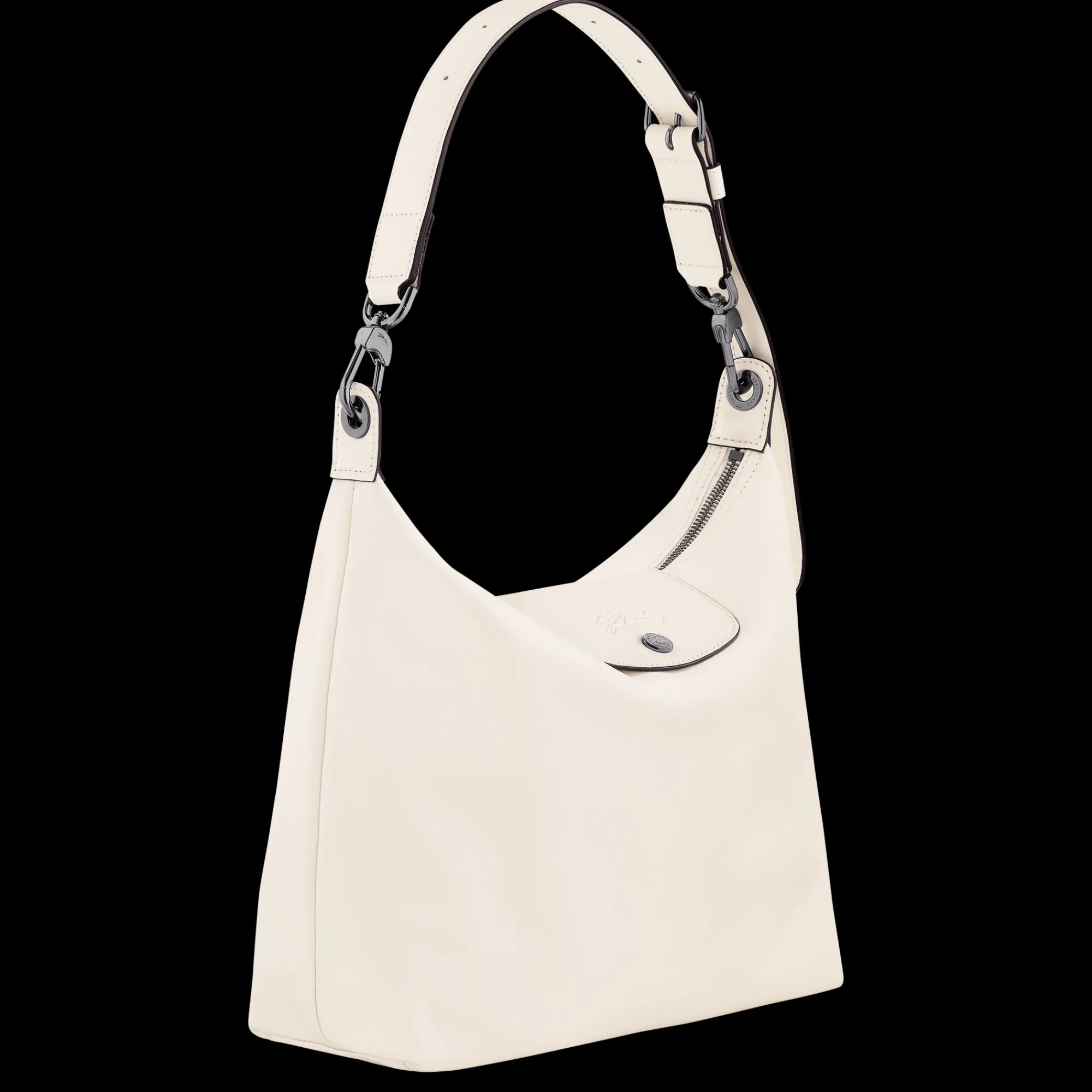 Clearance Longchamp Sac Porté épaule M Le Pliage Xtra Ecru