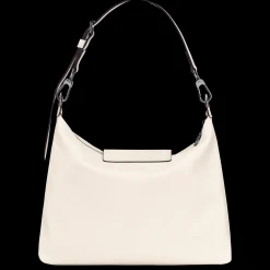 Clearance Longchamp Sac Porté épaule M Le Pliage Xtra Ecru