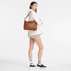 Clearance Longchamp Sac Porté épaule M Le Pliage Xtra Cognac