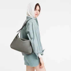 Outlet Longchamp Sac Porté épaule M Le Pliage Xtra Tourterelle