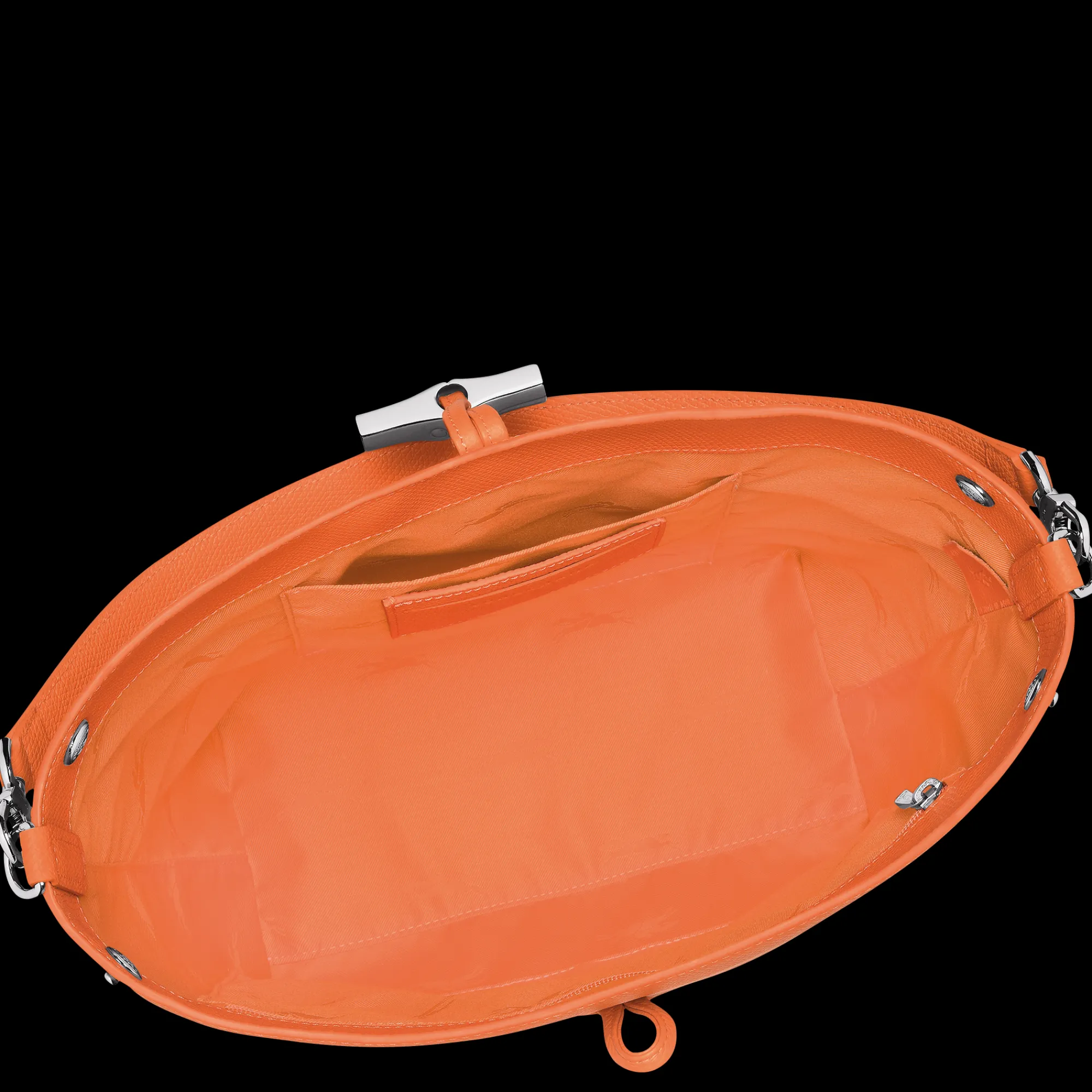 Hot Longchamp Sac Porté épaule M Le Roseau Orange