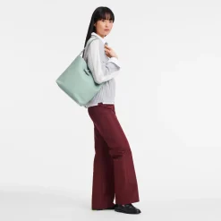 Sale Longchamp Sac Porté épaule M Le Roseau Céladon