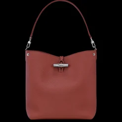 Clearance Longchamp Sac Porté épaule M Le Roseau Châtaigne