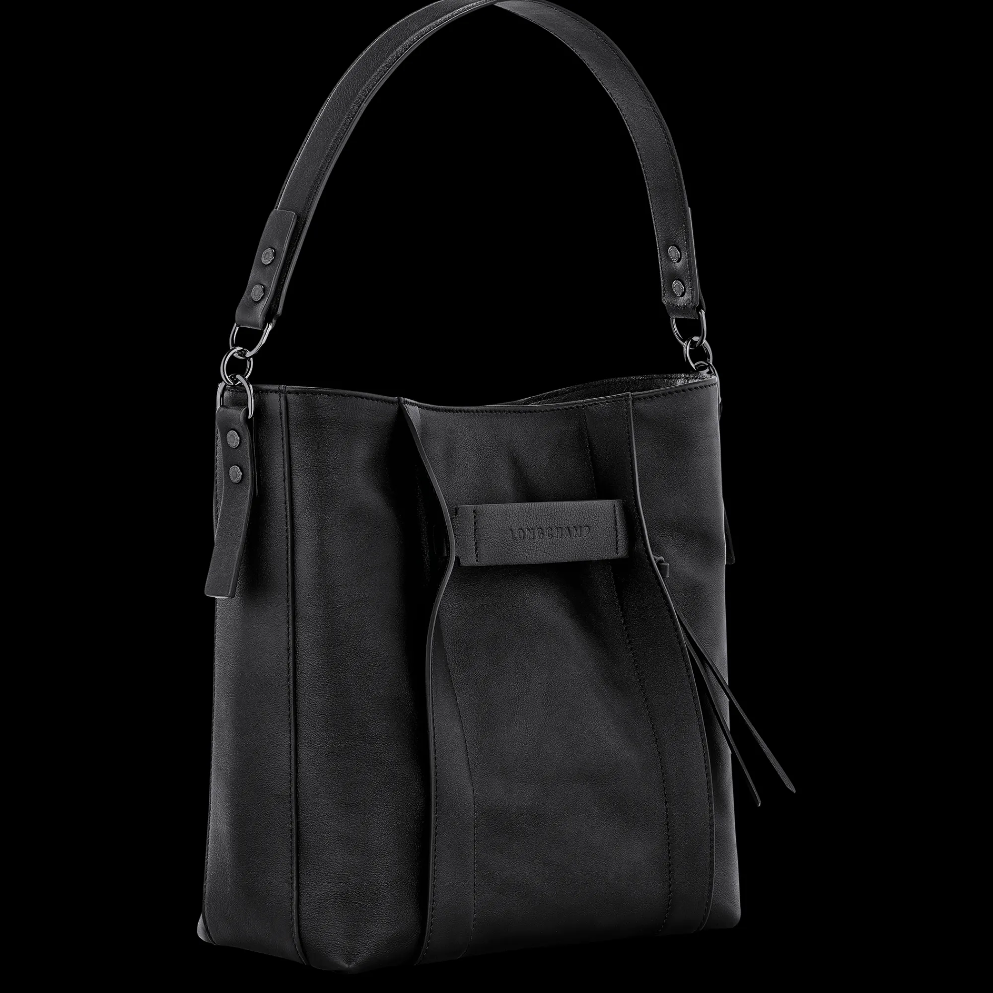 New Longchamp Sac Porté épaule M 3D Noir