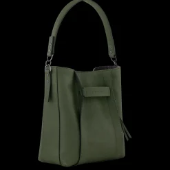 Discount Longchamp Sac Porté épaule M 3D Kaki