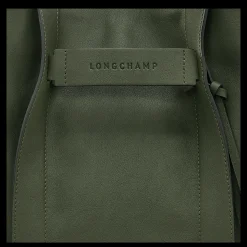 Discount Longchamp Sac Porté épaule M 3D Kaki