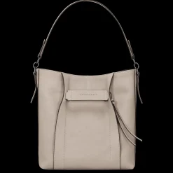 Hot Longchamp Sac Porté épaule M 3D Argile