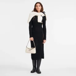 Clearance Longchamp Sac Porté épaule S Le Roseau Ecru