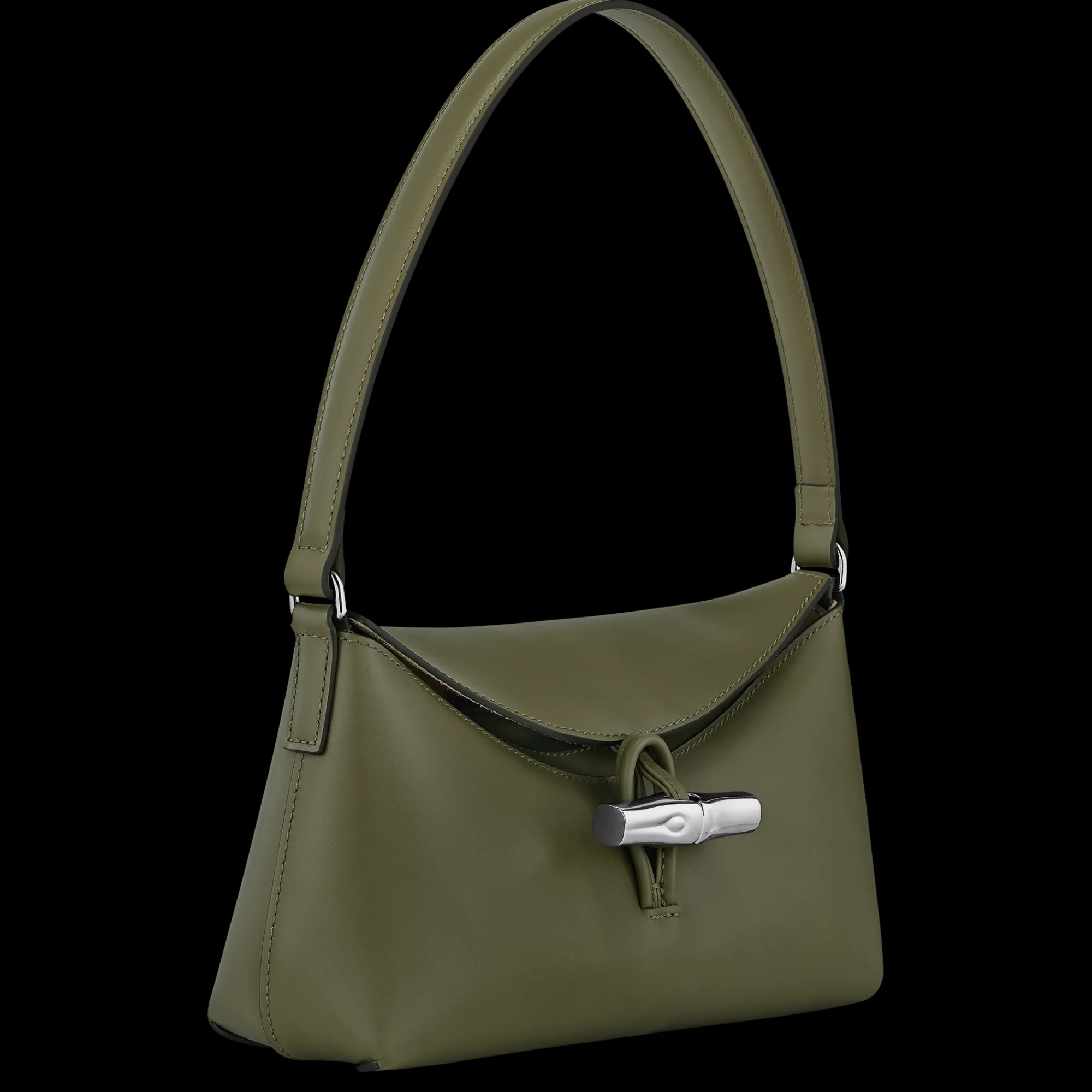 Discount Longchamp Sac Porté épaule S Le Roseau Kaki