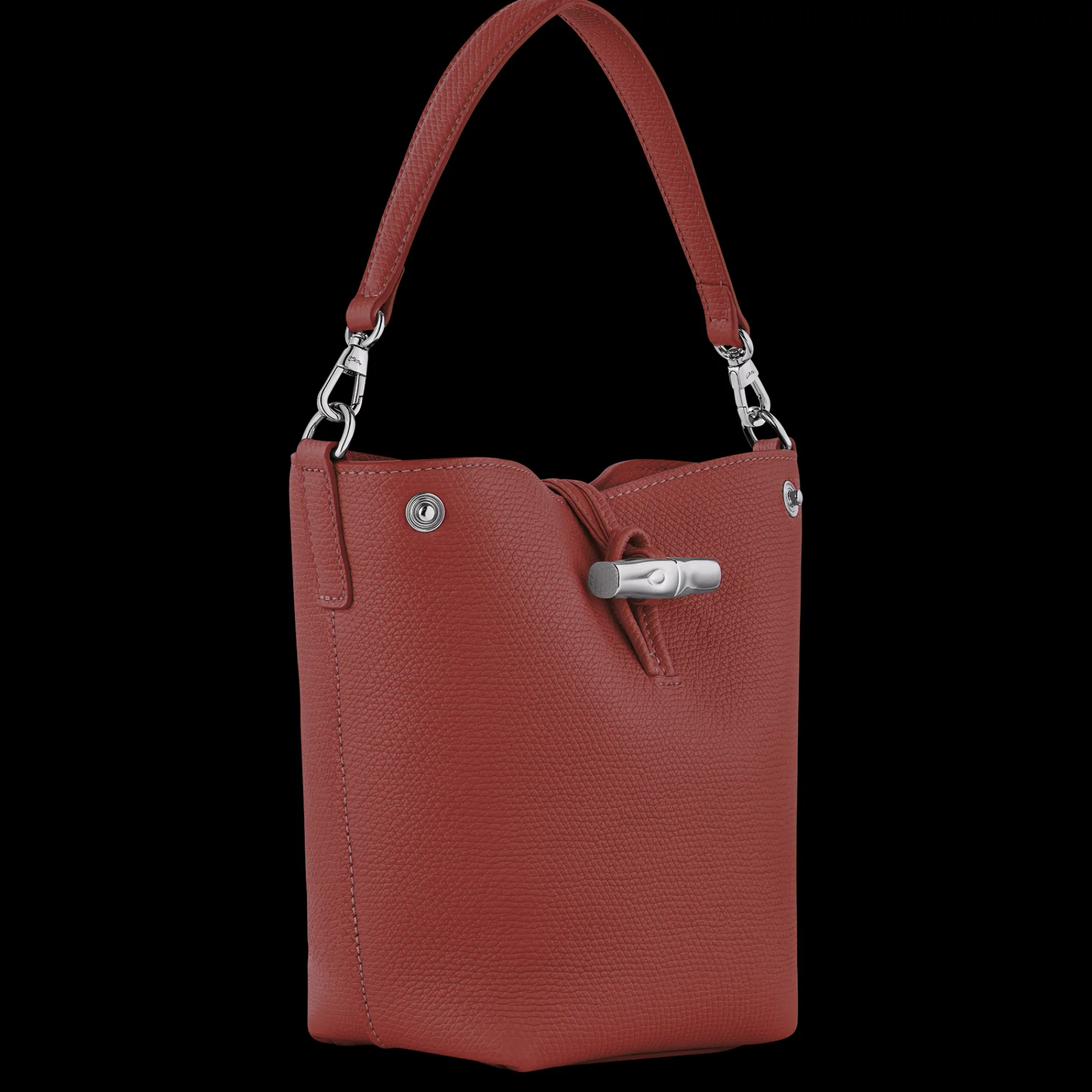 Outlet Longchamp Sac Seau XS Le Roseau Châtaigne