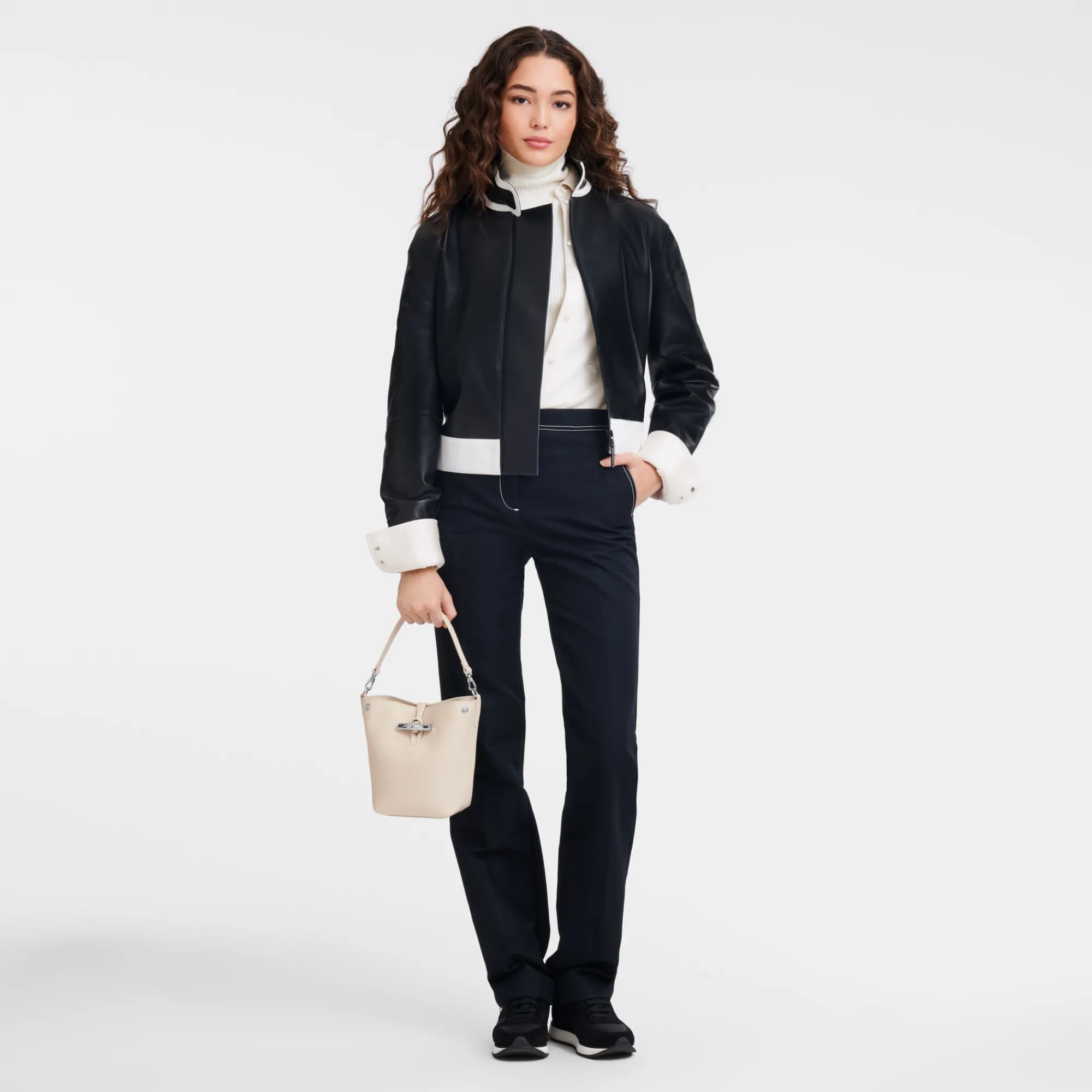 Online Longchamp Sac Seau XS Le Roseau Papier