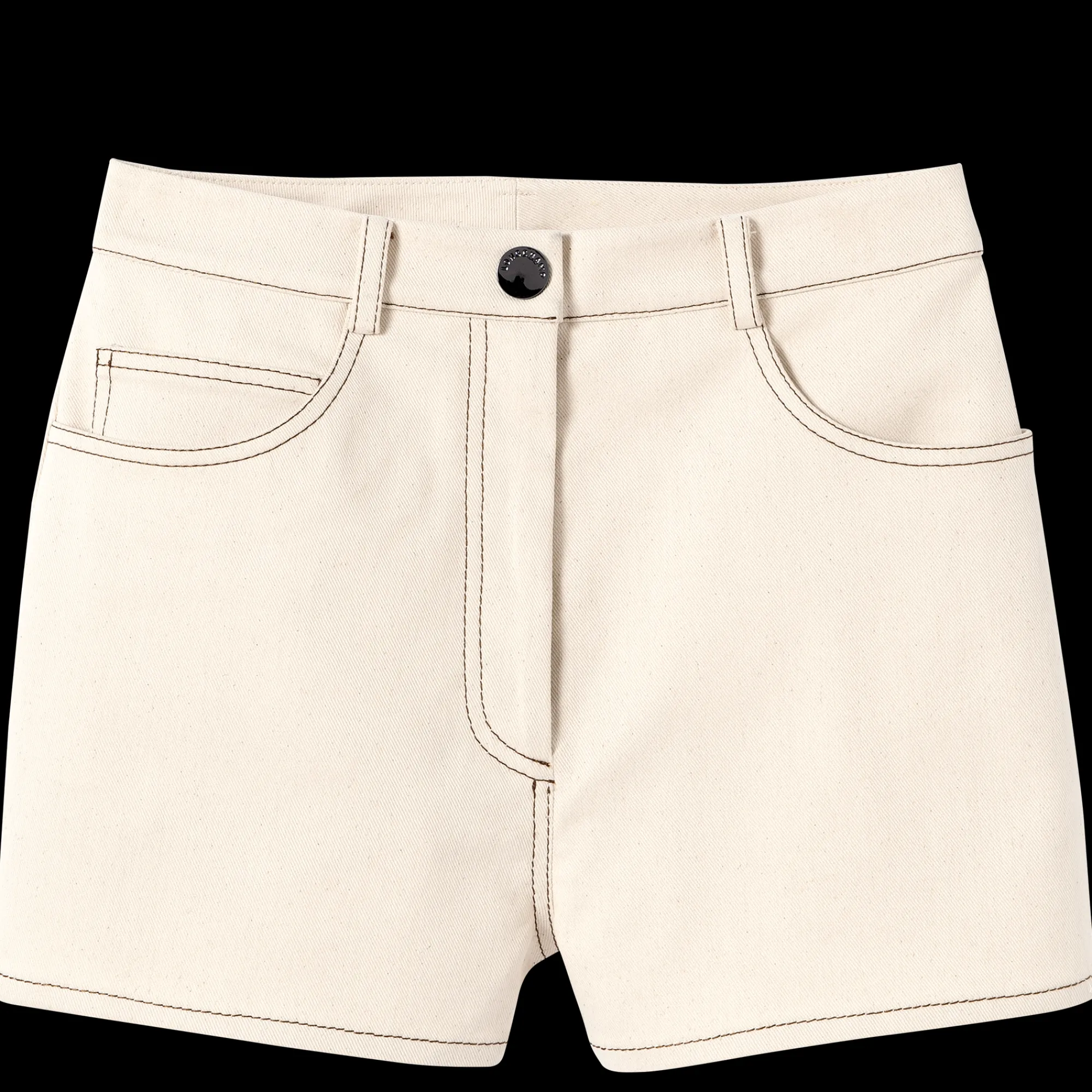 New Longchamp Short Ecru