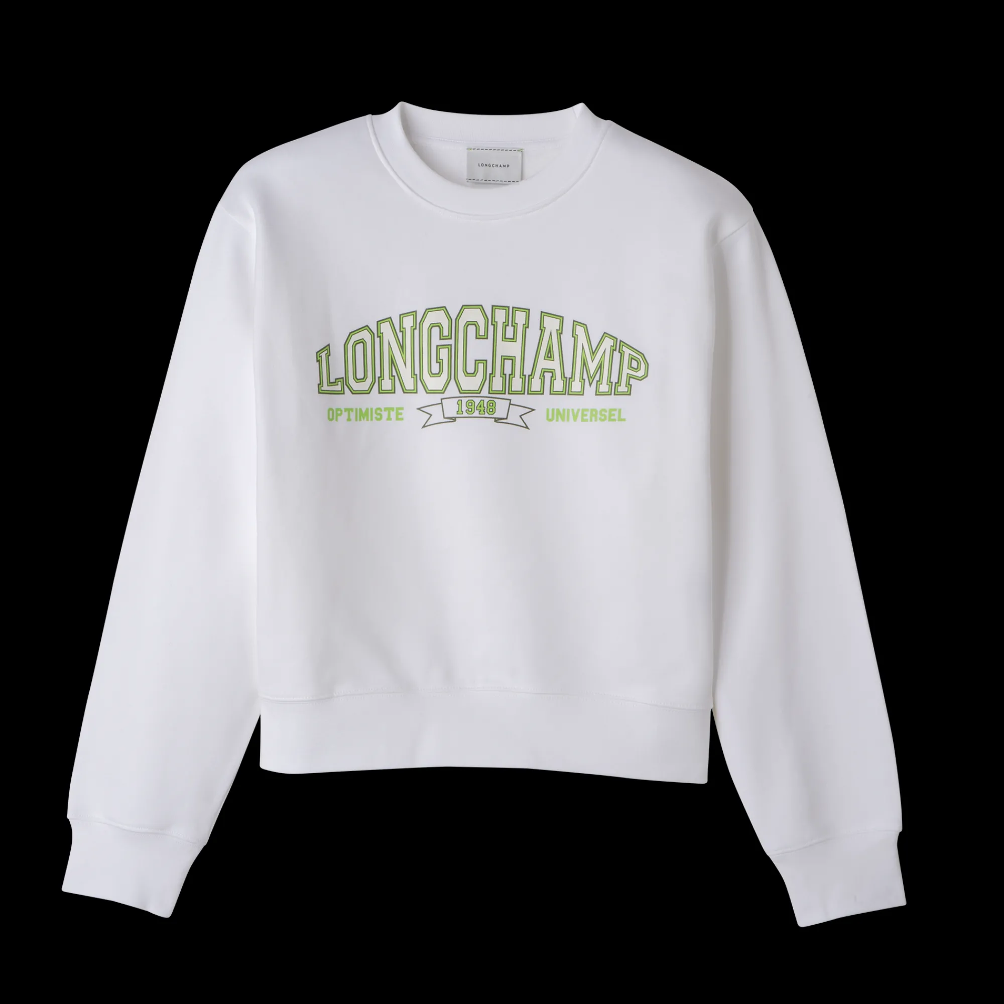 Discount Longchamp Sweat Blanc