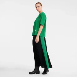 Sale Longchamp Tee-shirt En Cuir Vert
