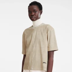 Best Longchamp Tee-shirt En Cuir Lin