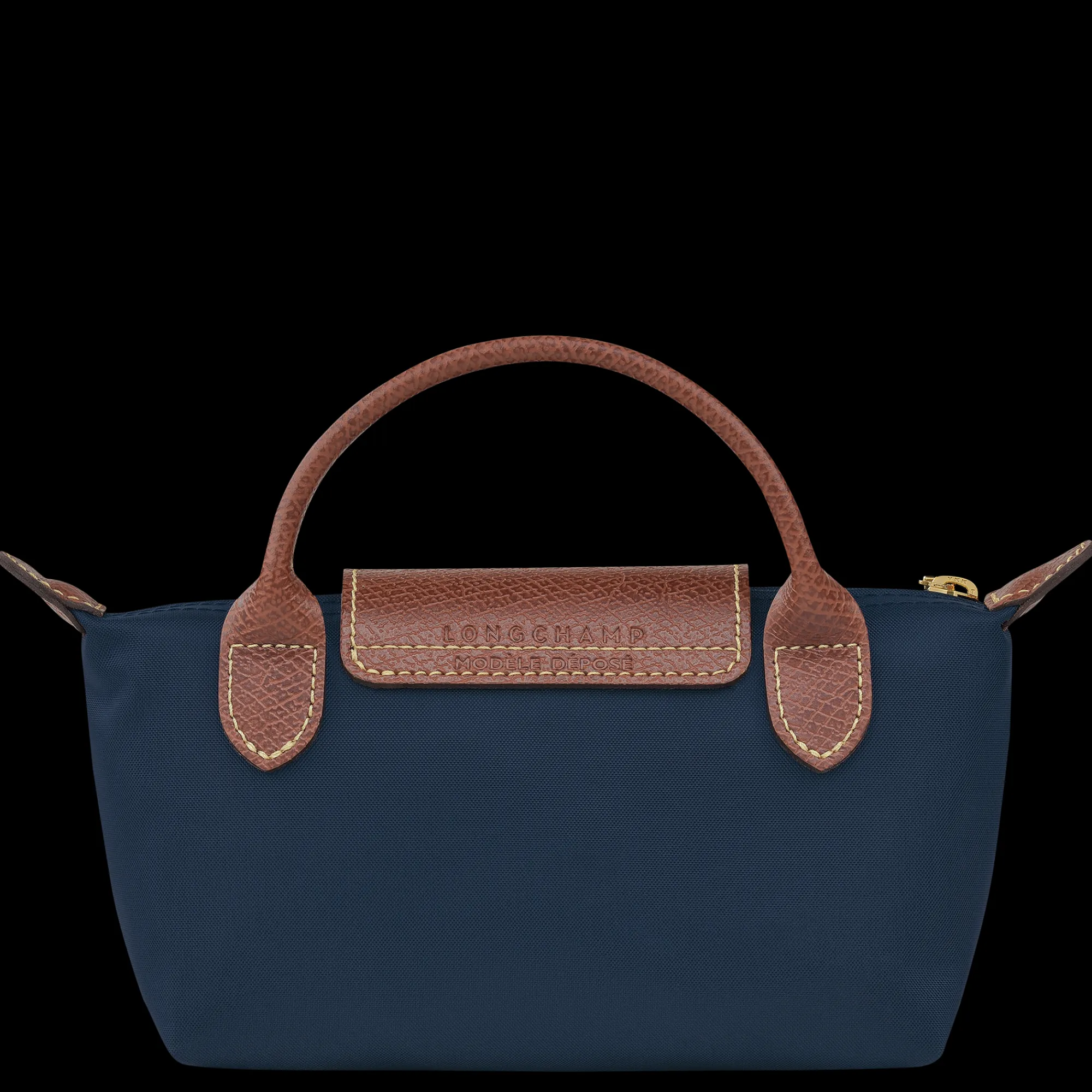 Longchamp Trousse Cosmétiques Avec Poignée Le Pliage Original Marine