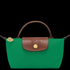 Online Longchamp Trousse Cosmétiques Avec Poignée Le Pliage Original Vert