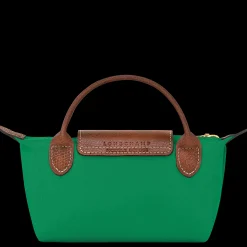 Online Longchamp Trousse Cosmétiques Avec Poignée Le Pliage Original Vert