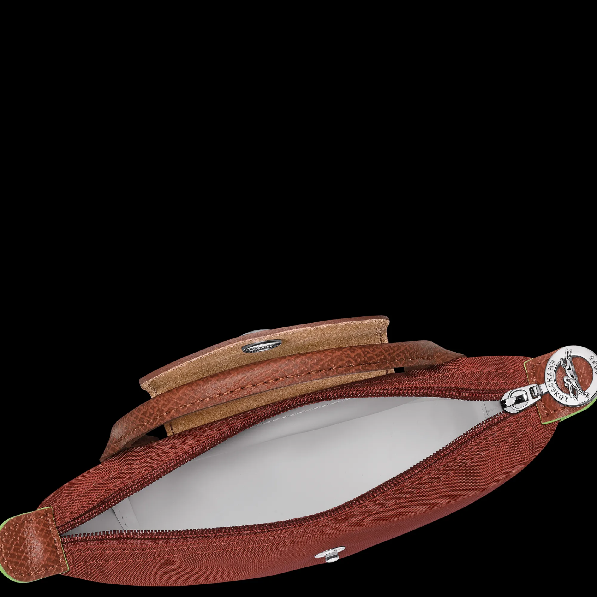 Clearance Longchamp Trousse Cosmétiques Avec Poignée Le Pliage Green Châtaigne