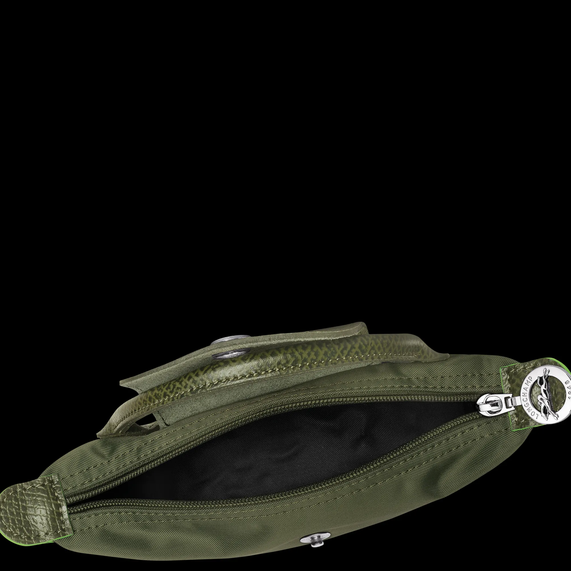 Discount Longchamp Trousse Cosmétiques Avec Poignée Le Pliage Green Forêt