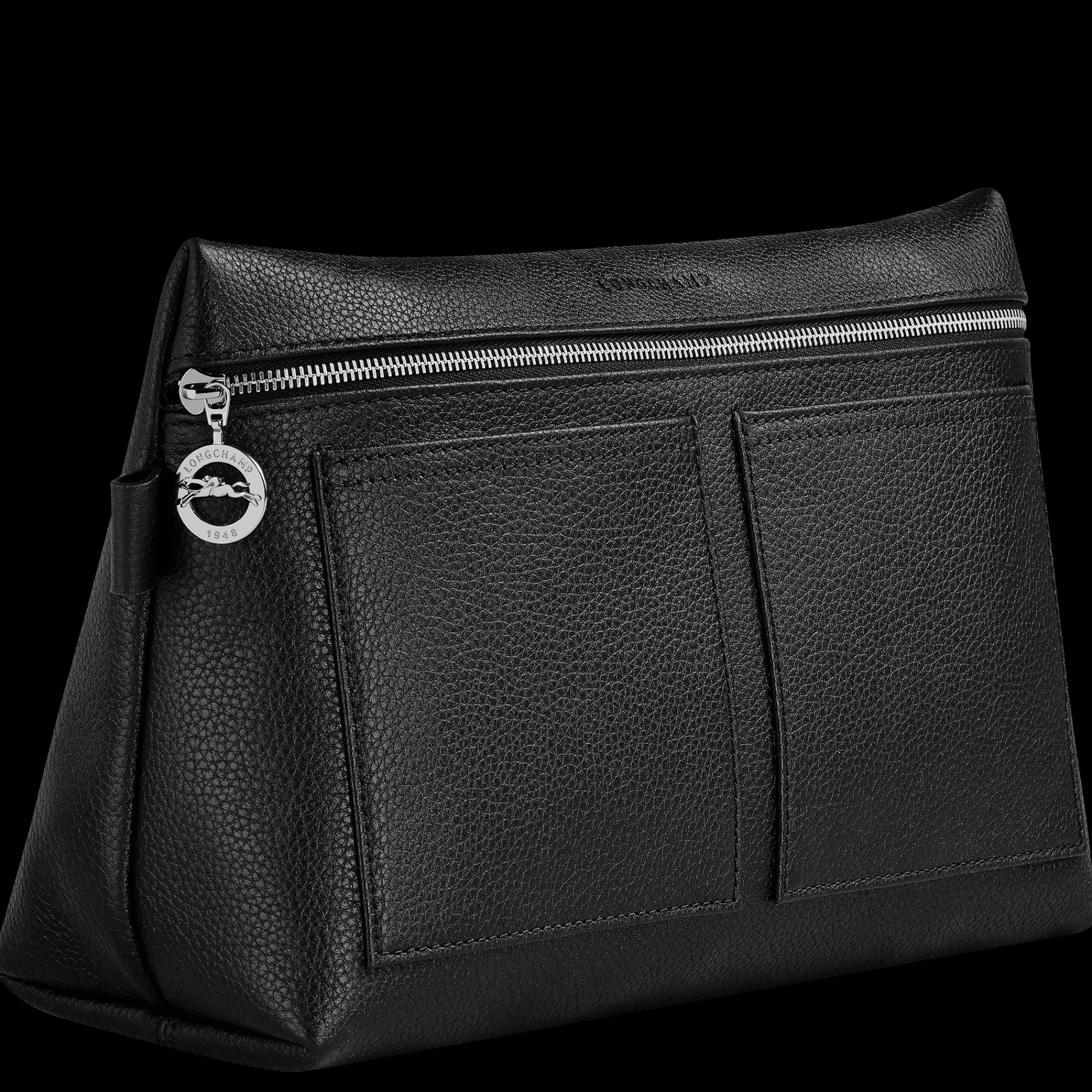 Hot Longchamp Trousse De Toilette Le Foulonné Noir