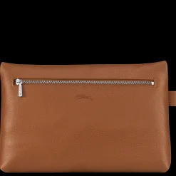 Discount Longchamp Trousse De Toilette Le Foulonné Caramel