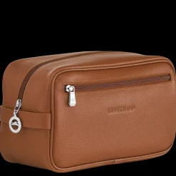 Clearance Longchamp Trousse De Toilette Le Foulonné Caramel