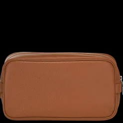 Clearance Longchamp Trousse De Toilette Le Foulonné Caramel