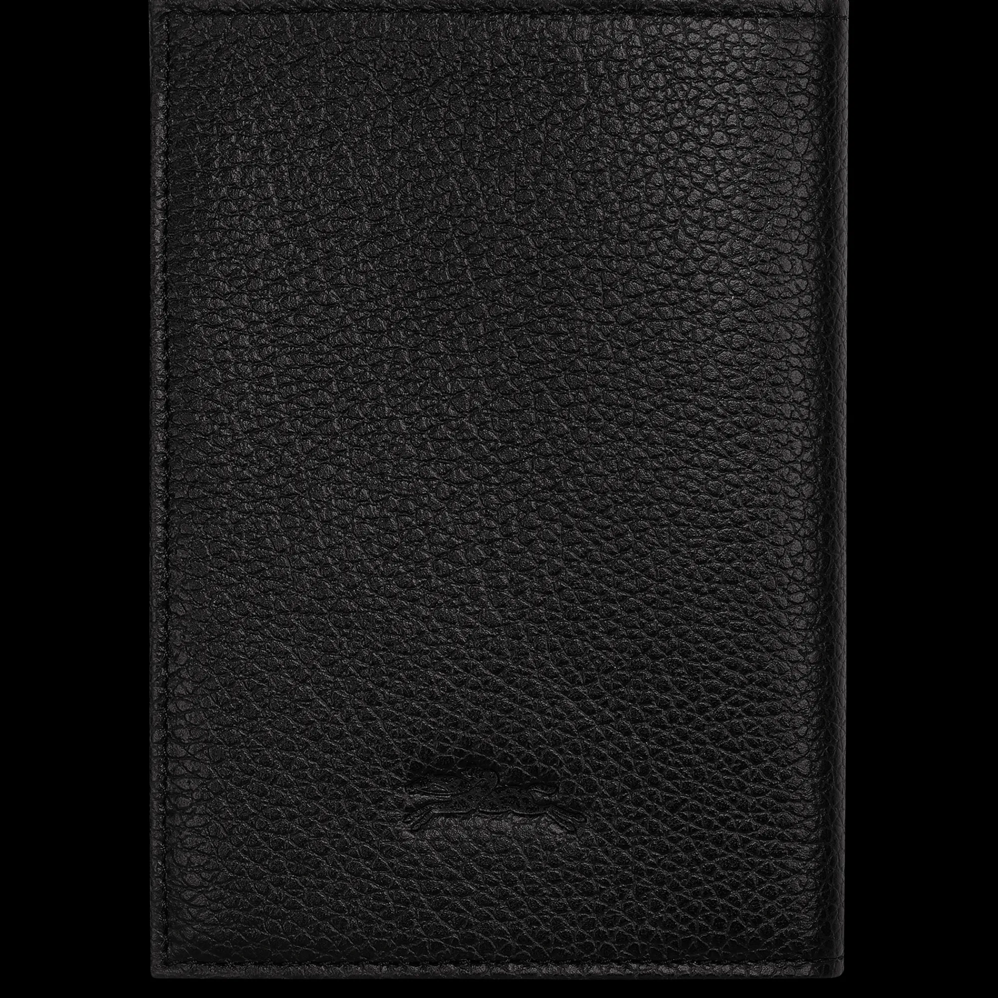 Discount Longchamp Étui Passeport Le Foulonné Noir
