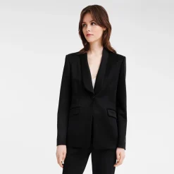 Best Longchamp Veste Cintrée Noir