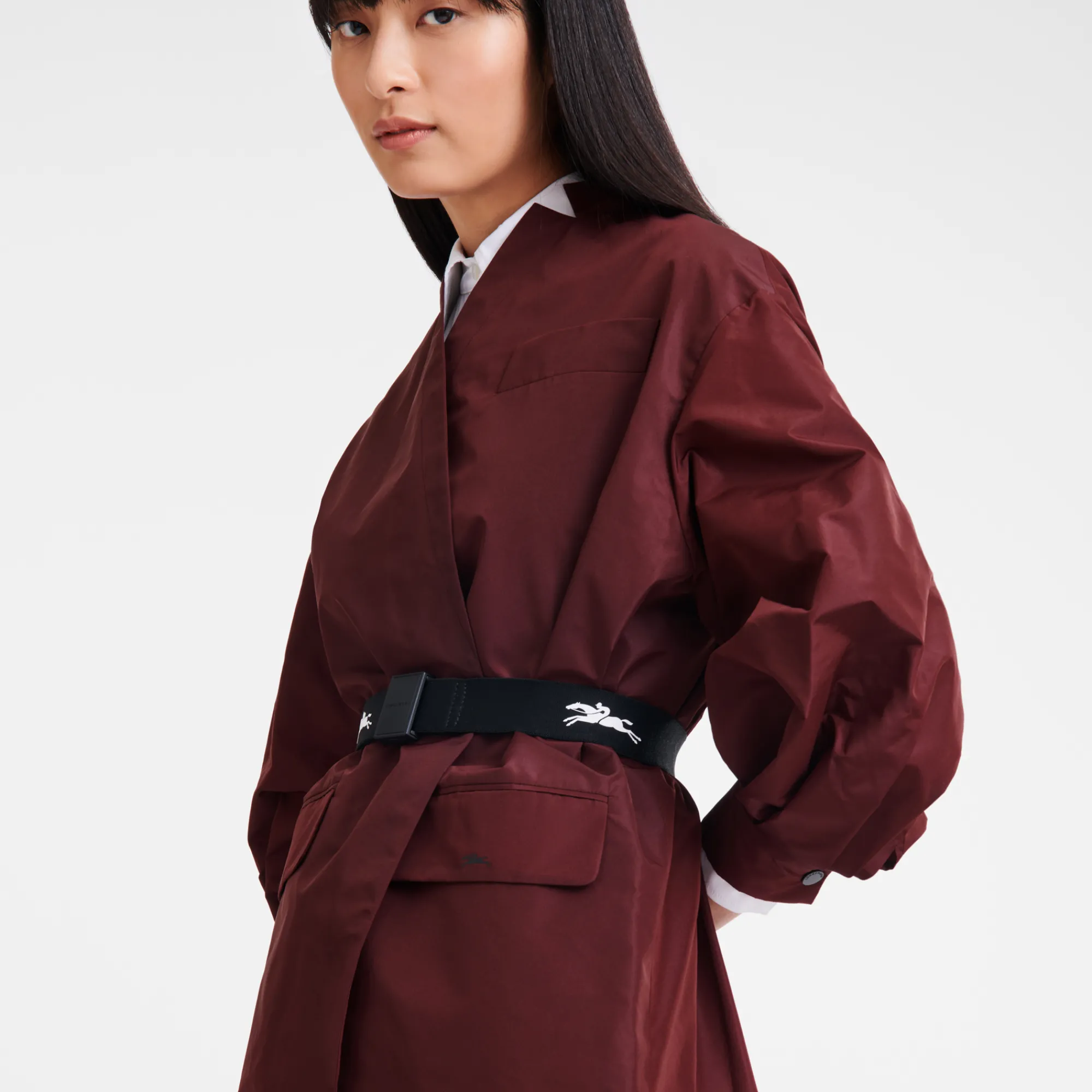 New Longchamp Veste Kimono Bordeaux