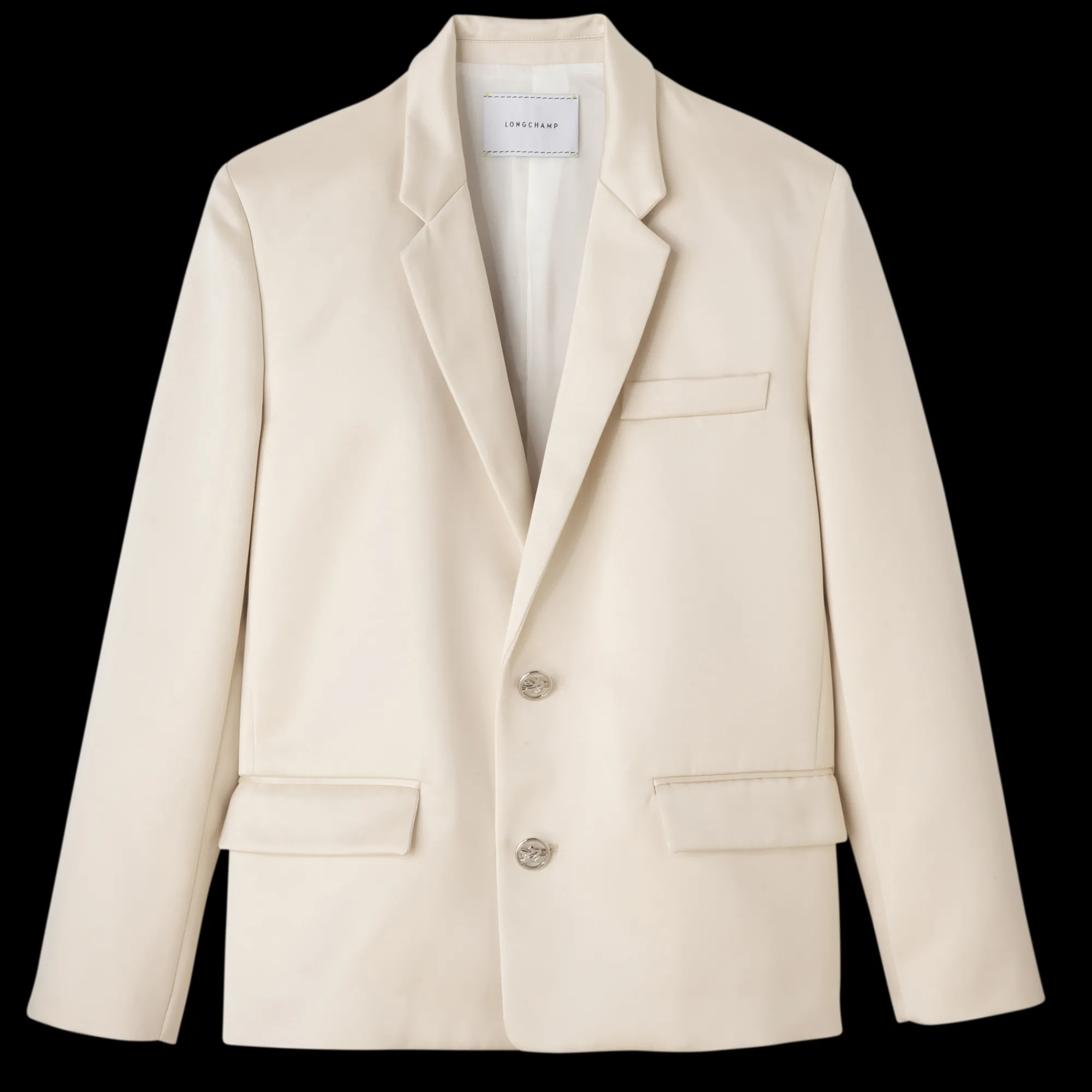 Longchamp Veste Oversize Ecru